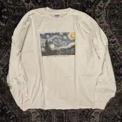 長袖Tシャツ ゴッホ 星月夜 ロンT