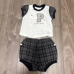 PETIT'NOUS セットアップ チェック柄