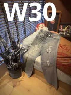 LEVI’S 501 Loose Crash & Repair Denim 30