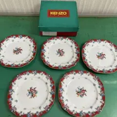花柄スクエア食器セット 5枚 KENZOのサムネイル