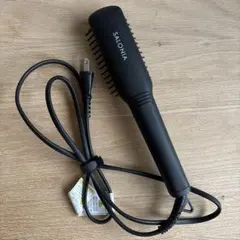 SALONIA ブラシヘアアイロン ブラック