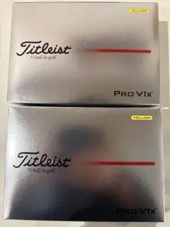 Titleist PRO V1x イエロー ゴルフボール 2ダースのサムネイル