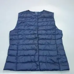 104 ユニクロ 2WAY ウルトラライトダウンベスト コンパクト レディースL
