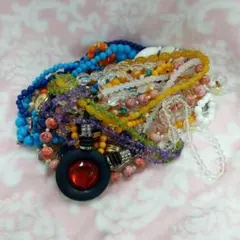 ネックレス　ビーズ　天然石など　まとめ①