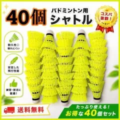 【☆Sa☆er☆ママ専用】中古バドミントンシャトル 240球セット バドミントン シャトル 40個 セット ナイロン 練習 トレーニング野球
