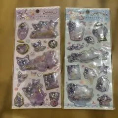 【正規品】キラキラカプセルシール サンリオ シナモロール　クロミ　2枚セット