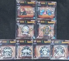 全8種セット 一番くじ ワンピース 新四皇 I賞 ラバーアソート