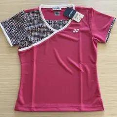 （新品）YONEX バドミントン・テニスウェア ゲームシャツ ピンク Mサイズのサムネイル