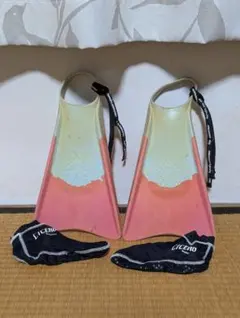 Kpaloa ボディボードフィン ピンク水色