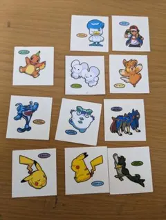 ポケモンパンシール11枚セット