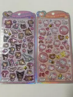 サンリオ うるちゅるポップシール 日焼け サンリオキャラクターズ　キティー