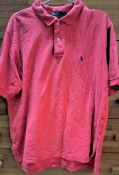 （値下げ）Polo by Ralph Lauren 赤 ポロシャツ Lサイズ