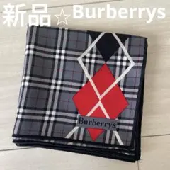 新品⭐︎Burberrys チェックアーガイル柄ハンカチ