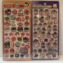 【正規品】ボンボンドロップシール・和柄　東京観光、お相撲さん2枚セット　ボンドロ