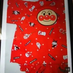 甚平浴衣/アンパンマン勢ぞろい　サイズ80男女ベビー