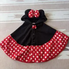 ミニーちゃん　ポンチョ 110