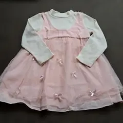 長袖　100㌢　重ね着風