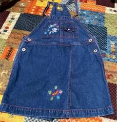 スカート風　半ズボンオーバーオール