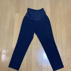 スマートアンクルマタニティパンツ ネイビー　Mサイズ UNIQLO