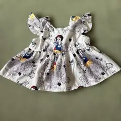 スノーホワイト フリル袖 Tシャツ 80センチ　白雪姫　ディズニープリンセス好き