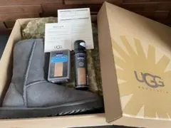 UGG W CLASSIC SHORT アグ 24.0cm 美品！箱&おまけ付き