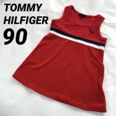 TOMMY HILFIGER トミーヒルフィガー パイル地 ワンピース タンクのサムネイル