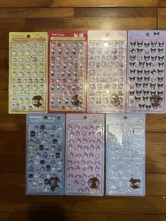 国内正規品　ボンボンドロップシールmini サンリオ　7枚セット