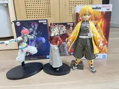 鬼滅の刃 猗窩座、童磨、我妻善逸フィギュア3体セット