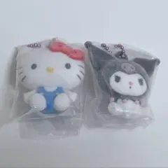 サンリオキャラクターズ ふわふわフロッキーマスコット キティ クロミ