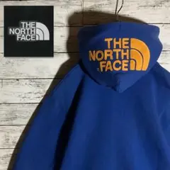 【超レア】ザ・ノースフェイス☆フード刺繍ロゴ　パーカー　フルジップ　裏起毛　希少