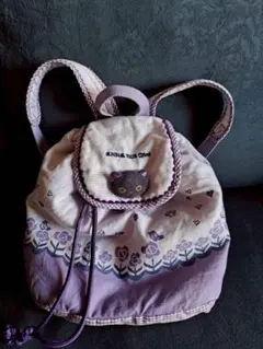 ANNA SUI mini パープル子供リュックのサムネイル