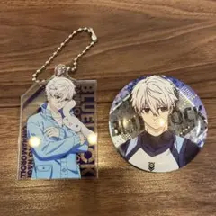 ブルーロック　凪誠士郎　缶バッジ　キーホルダー　シナモロール