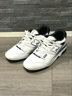 ニューバランス　550 スニーカー　ホワイト/ブラック　メンズ　28cm