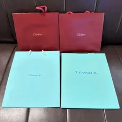 カルティエ ティファニー ショップ袋 ショッパー 紙袋 13枚セット