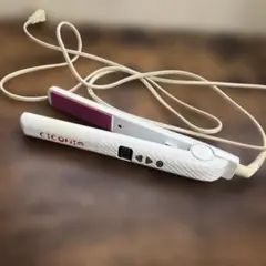 CICONIA ストレートヘアアイロン ホワイト/パープル