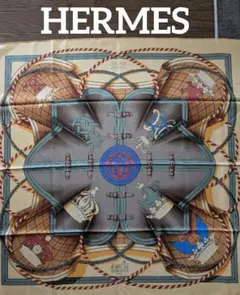 新品 HERMES エルメスカレ90 パウニー族の首長 大判 シルクスカーフ