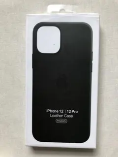 正規品 iPhone 12/12Pro レザーケース　ブラック 新品のサムネイル