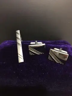 ■カフスボタン&ネクタイピン　セット