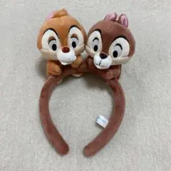 チップとデール ぬいぐるみカチューシャ