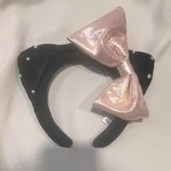 USJハローキティ リボン付きスパンコールカチューシャ