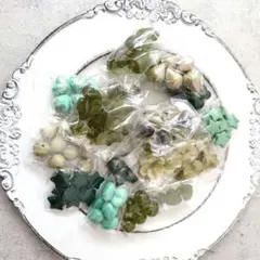 ビーズおまとめ売り　グリーン系