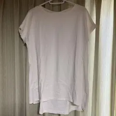 ホワイト 半袖 Tシャツ バックタック入りのサムネイル