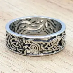 13号 シルバーリング オオカミリング Silverring ヴィンテージ 古着 