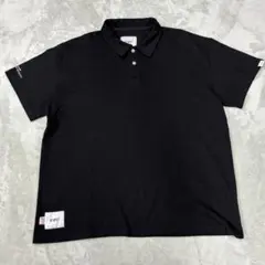 美品 WTAPS 20SS USA GPSプリント ポロシャツ ブラック 03のサムネイル
