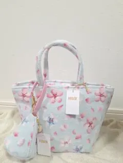 【新品未使用】フェイラー　サクラブルームバッグ　チャームポーチ 2点セット　桜