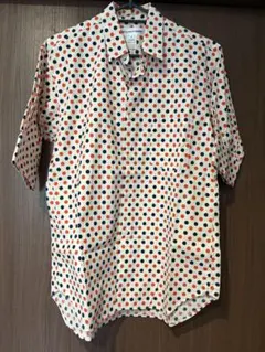 値下げCOMME des GARCONS SHIRT ドット柄 半袖シャツ XSのサムネイル