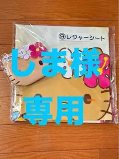 しま様専用　ハローキティ 当りくじ 日焼けキティ 顔型ポーチ レジャーシート