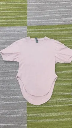 アディダス　バイ　ステラマッカートニー　 ピンク XS Tシャツ 裾ラウンド型