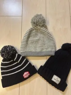 ニット帽セット　子ども用