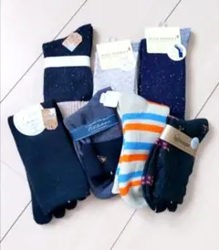 新品未使用タグ付き　７足　くつ下　ソックス　まとめ売り　冬用　サイズ23～25㎝